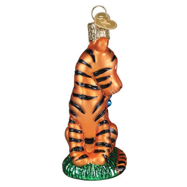 Old World Christmas Tigger Blown Glass Ornament