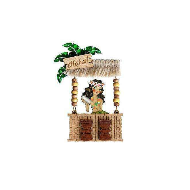 Tiki Bar Brooch by Laliblue - Quirks!