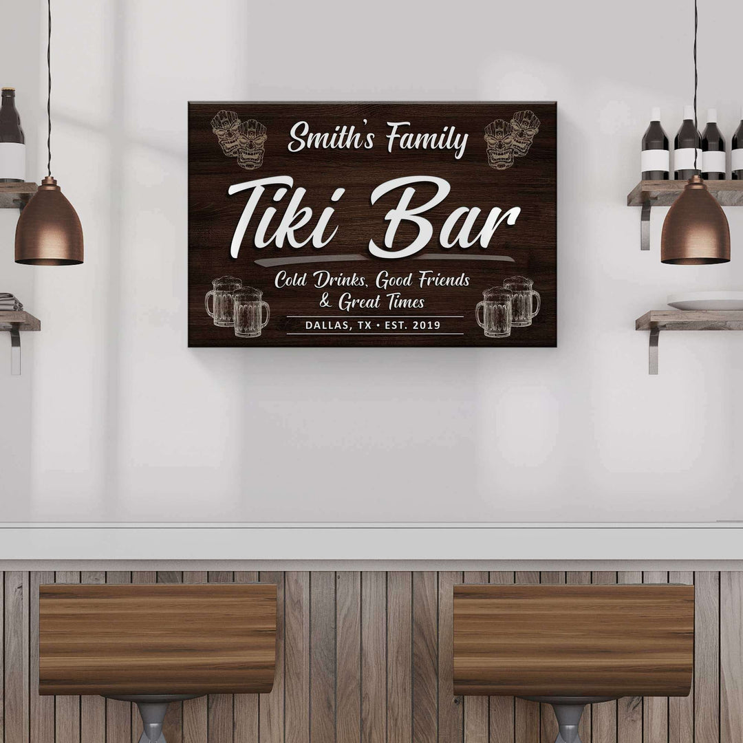 Tiki Bar Sign IV