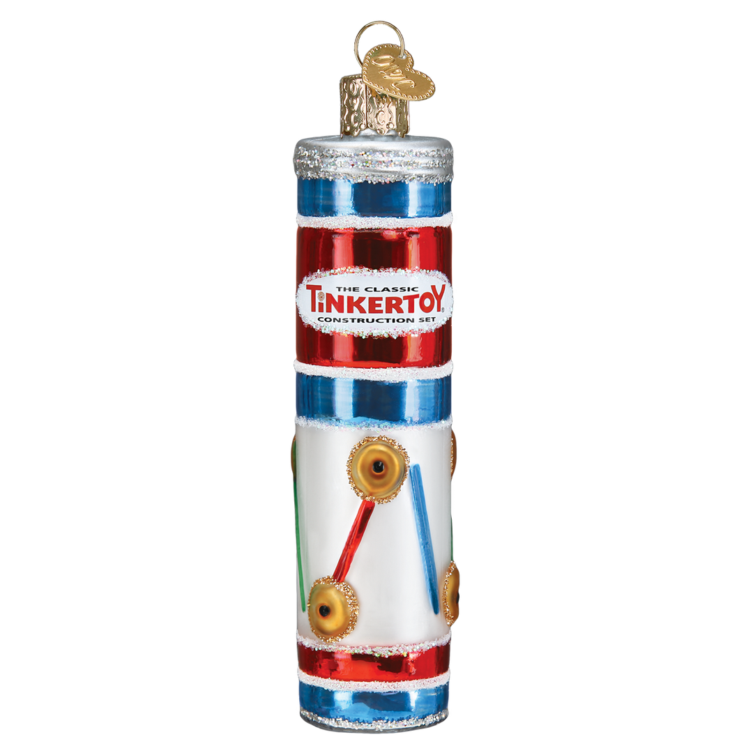 Old World Christmas Tinkertoy Blown Glass Ornament