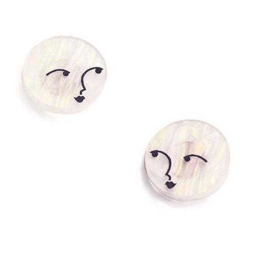 Tiny Moon Earrings by Laliblue - Quirks!