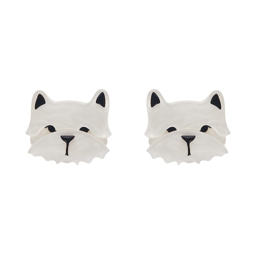 Winston the Westie Earrings by Erstwilder