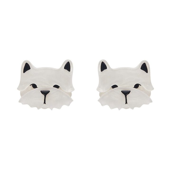 Winston the Westie Earrings by Erstwilder