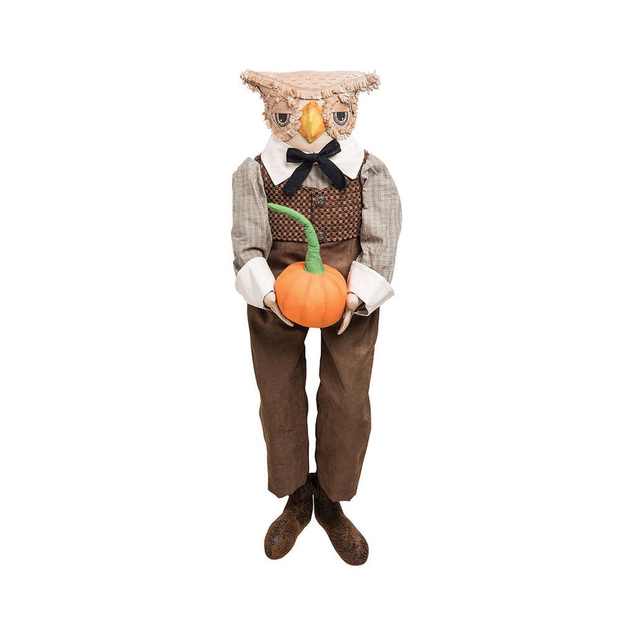 Tobias Owl Gathered Traditions Art Doll by Joe Spencer 