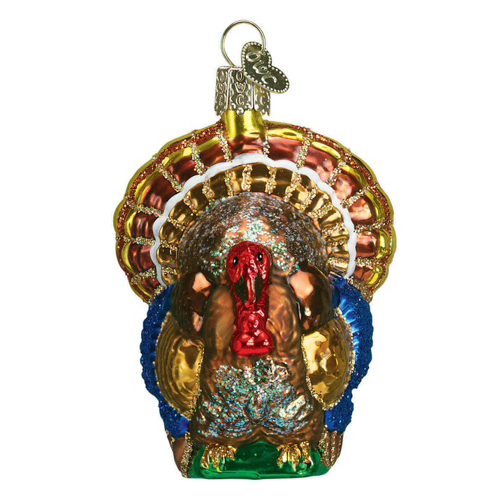 Old World Christmas Tom Turkey Blown Glass Ornament