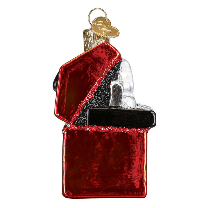 Old World Christmas Toolbox Blown Glass Ornament