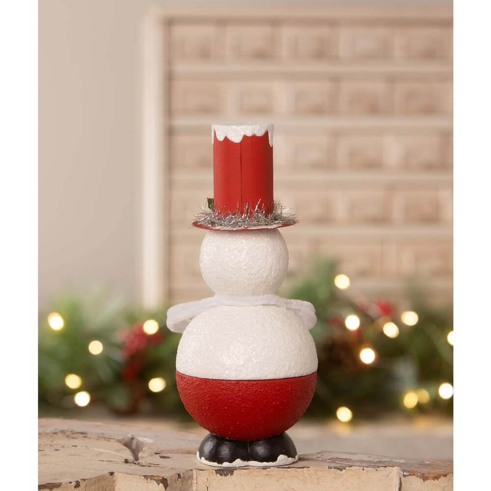 Top Hat Snowman Container by Bethany Lowe Designs 1