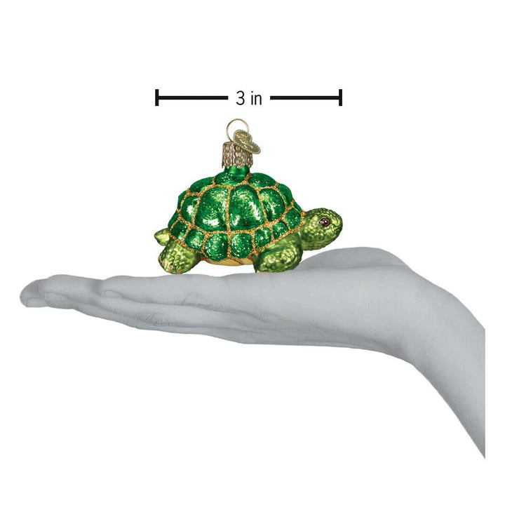 Old World Christmas Tortoise Blown Glass Ornament