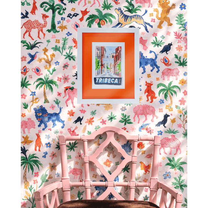 Tribeca NYC Matchbook Art Print