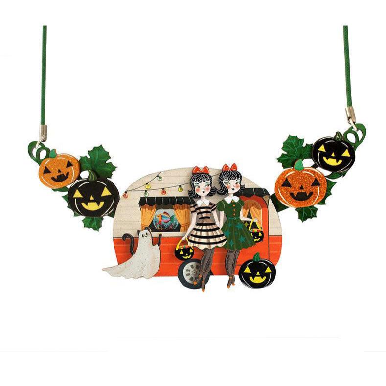 Trick Or Treat Caravan Necklace / Brooch by Laliblue image