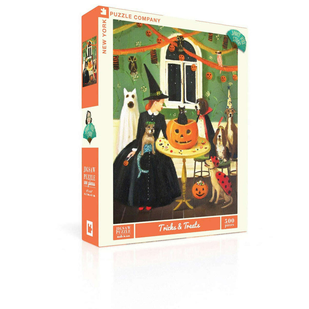 Tricks & Treats Puzzle Featuring Artwork of Janet Hill