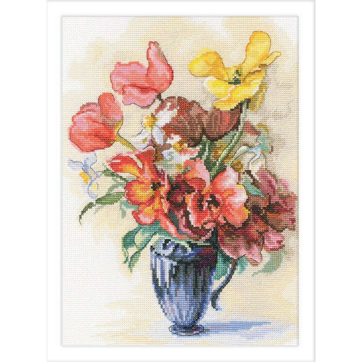 Tulips and daffodils M886 Counted Cross Stitch Kit
