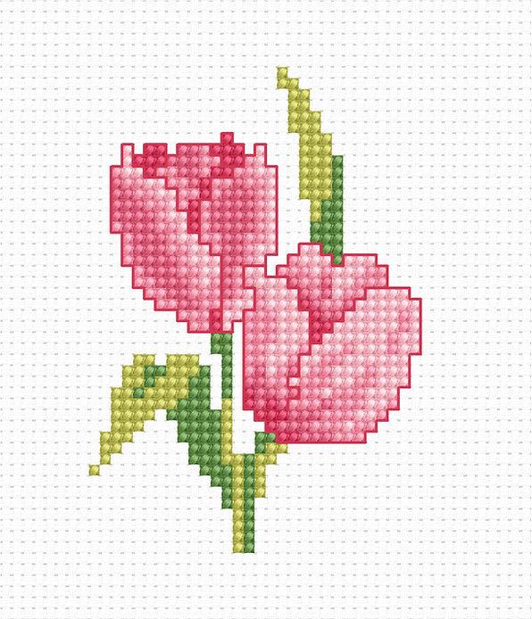 Tulips B022L Counted Cross-Stitch Kit