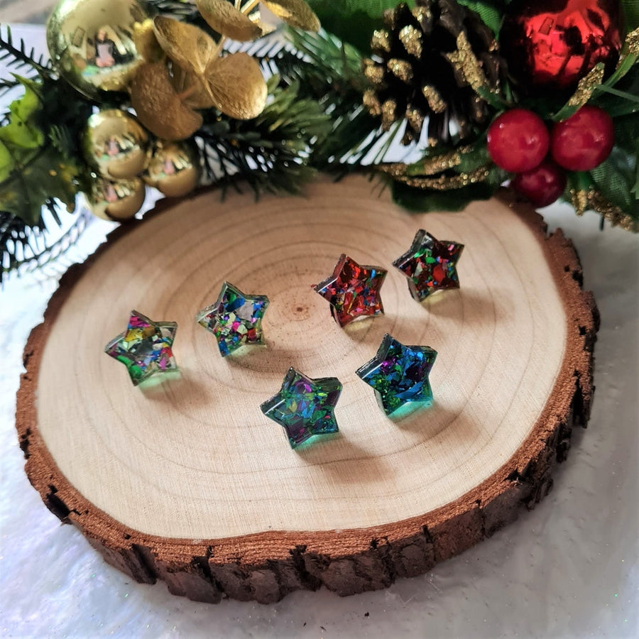 Twinkle Little Star Earrings by Cherryloco Jewellery