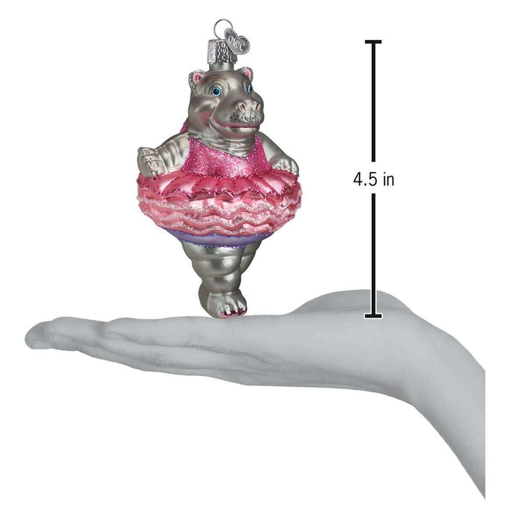 Old World Christmas Twinkle Toes Blown Glass Ornament