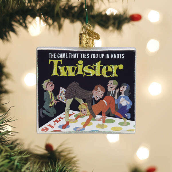 Old World Christmas Twister Blown Glass Ornament