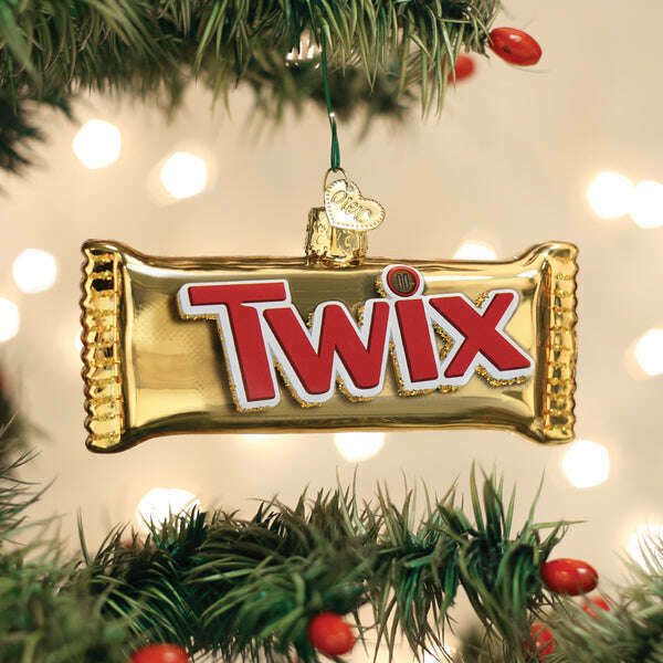 Old World Christmas TWIX Blown Glass Ornament