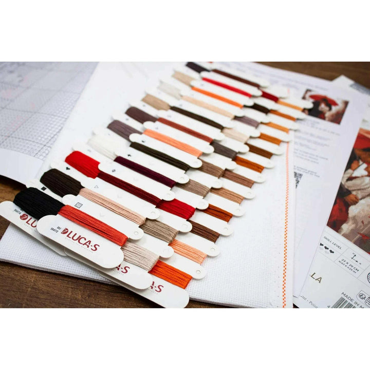 Under the Umbrella BU5047L Counted Cross-Stitch Kit