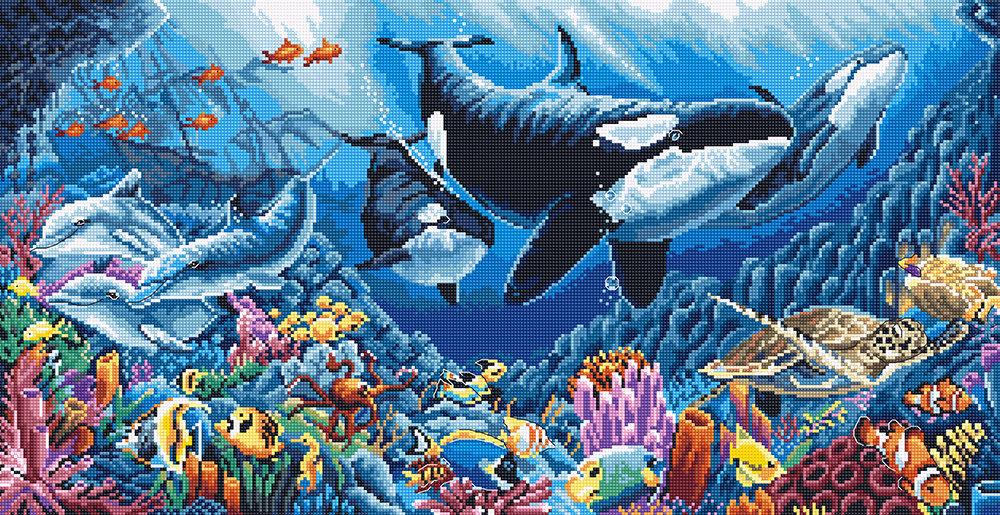 Underwater Ballet L8073 Counted Cross Stitch Kit