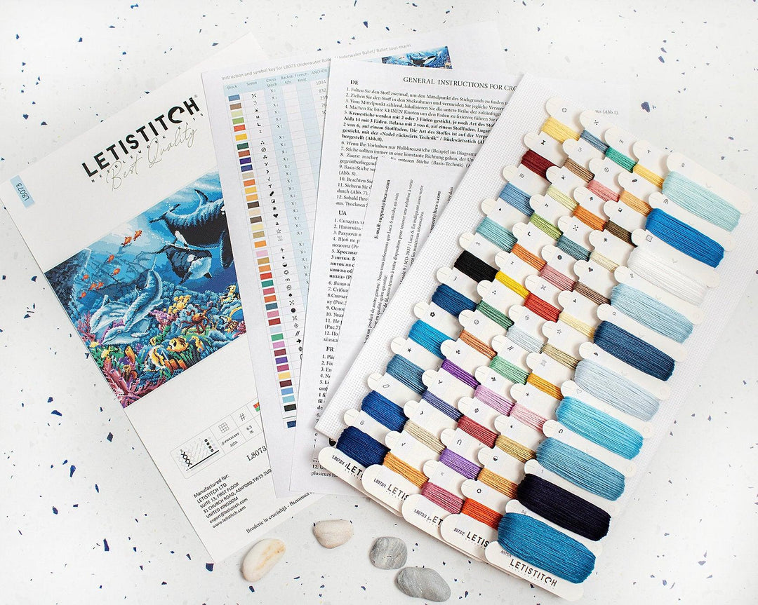 Underwater Ballet L8073 Counted Cross Stitch Kit