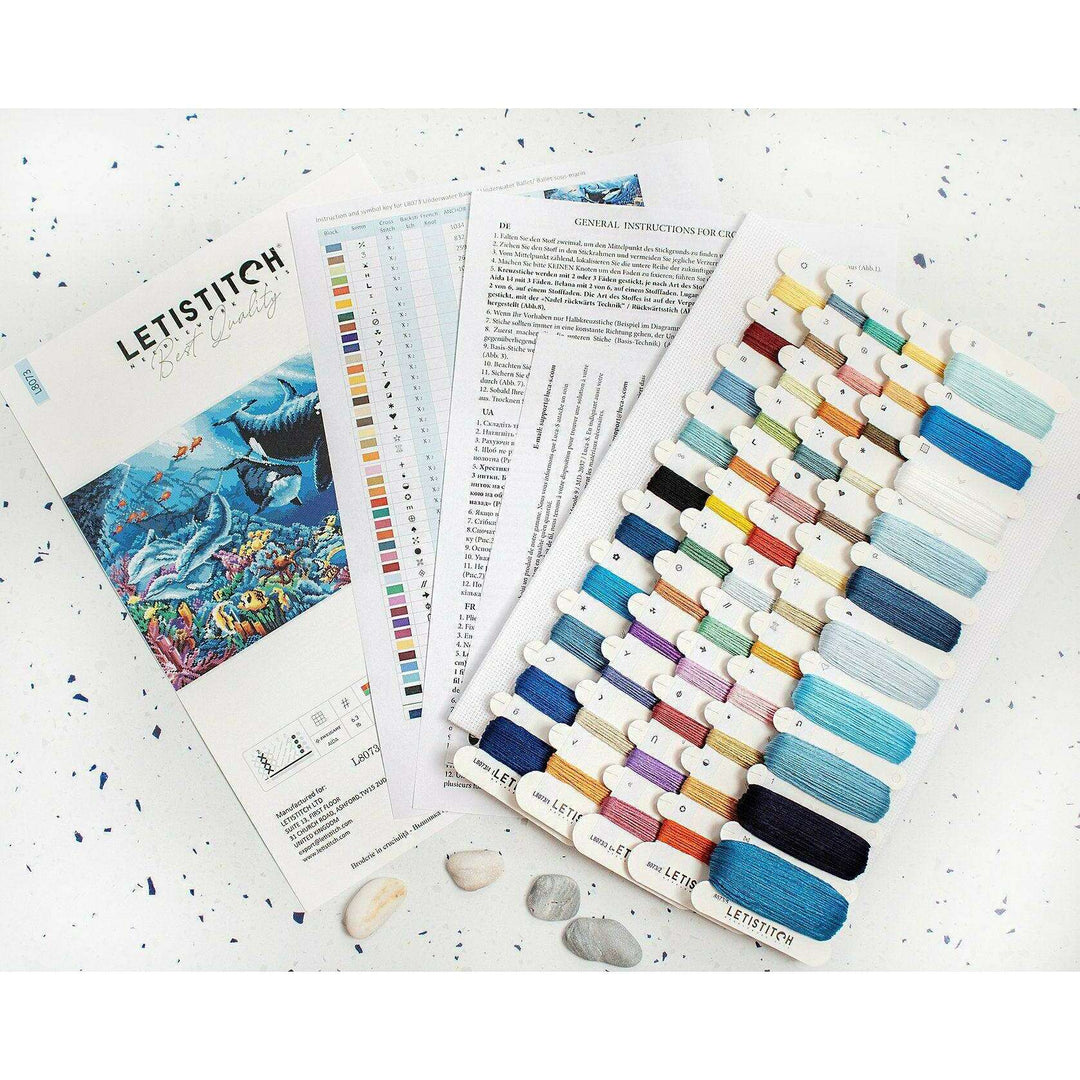 Underwater Ballet L8073 Counted Cross Stitch Kit