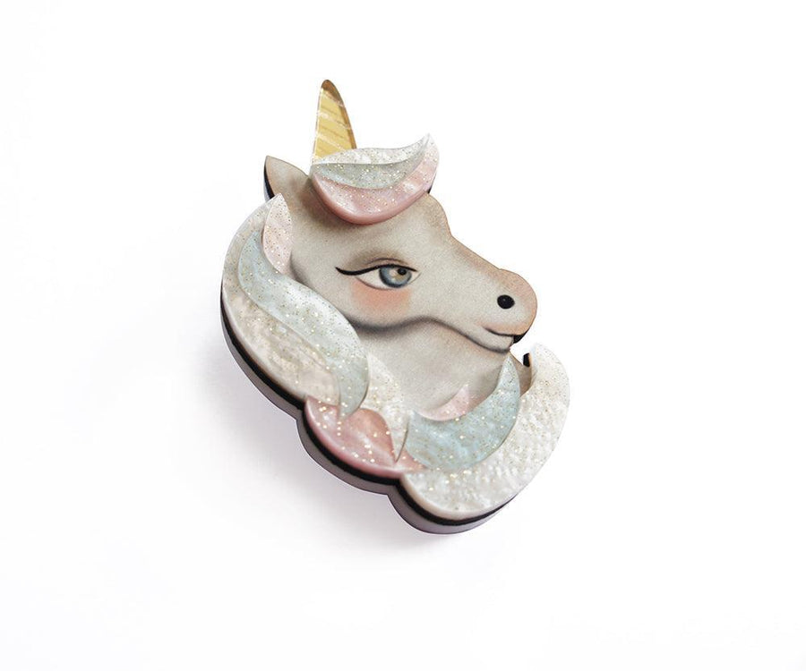 Unicorn Brooch by Laliblue - Quirks!