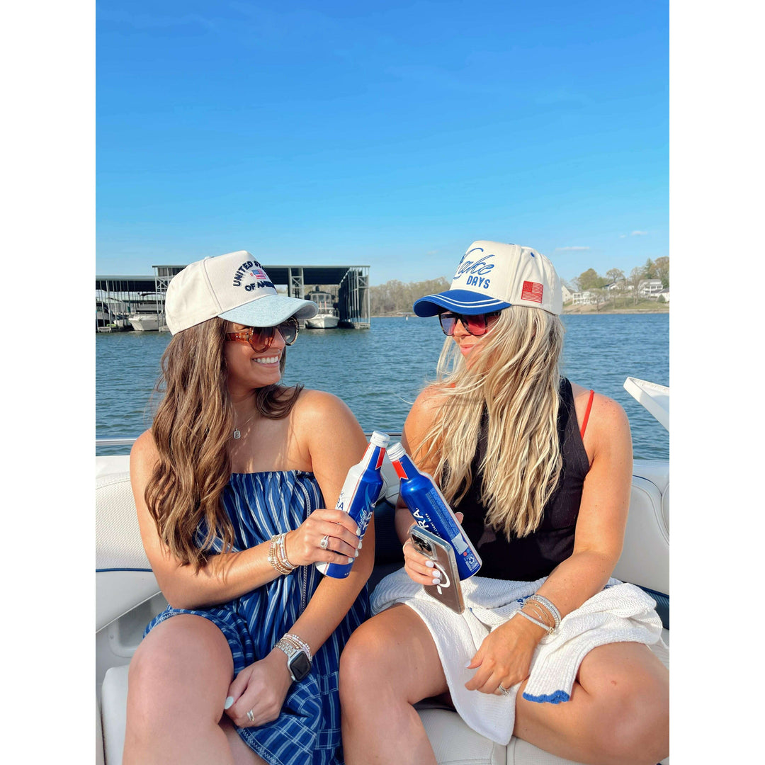 United States of America - Denim Blue Vintage Trucker Hat