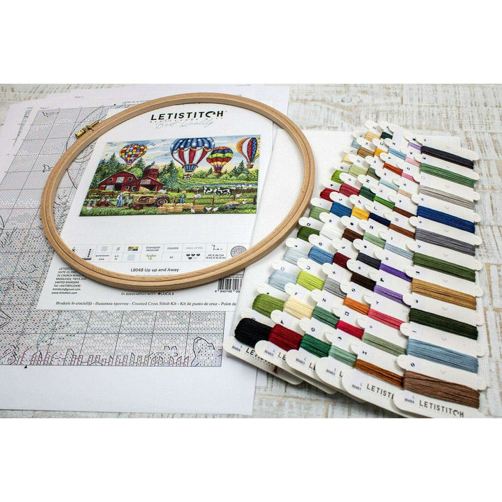 Up Up and Away L8048 Counted Cross Stitch Kit