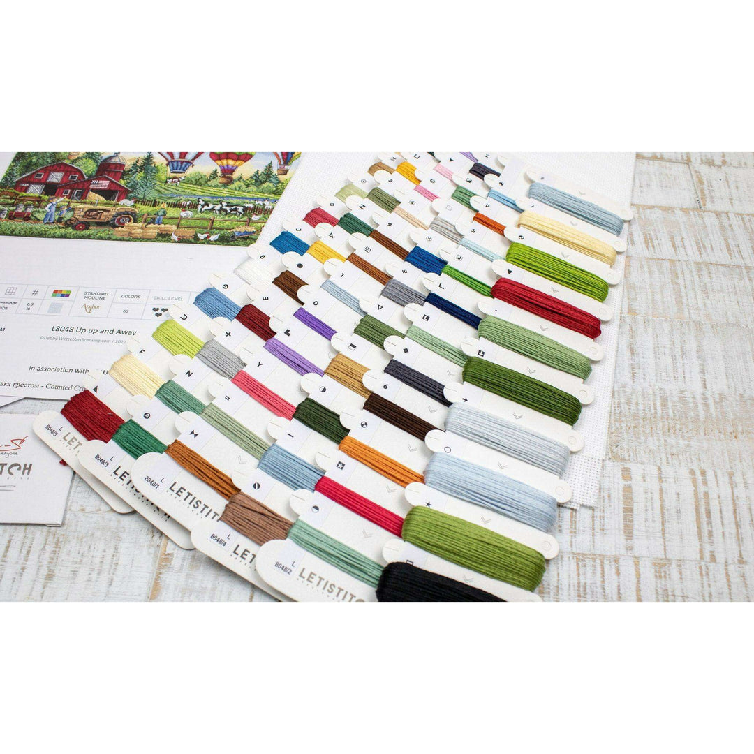 Up Up and Away L8048 Counted Cross Stitch Kit