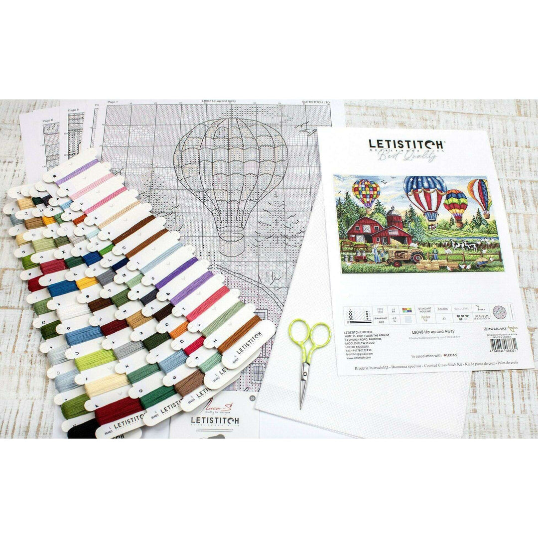 Up Up and Away L8048 Counted Cross Stitch Kit