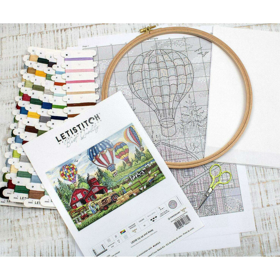 Up Up and Away L8048 Counted Cross Stitch Kit