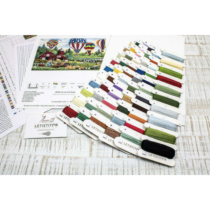 Up Up and Away L8048 Counted Cross Stitch Kit