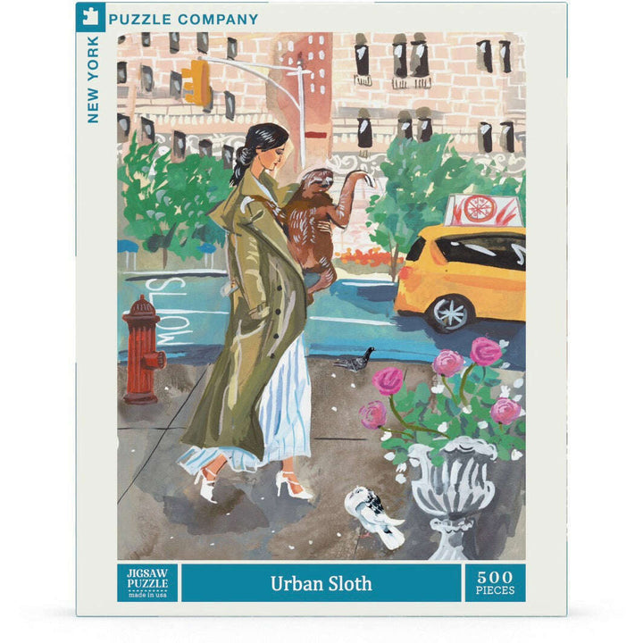 Urban Sloth Jigsaw Puzzle