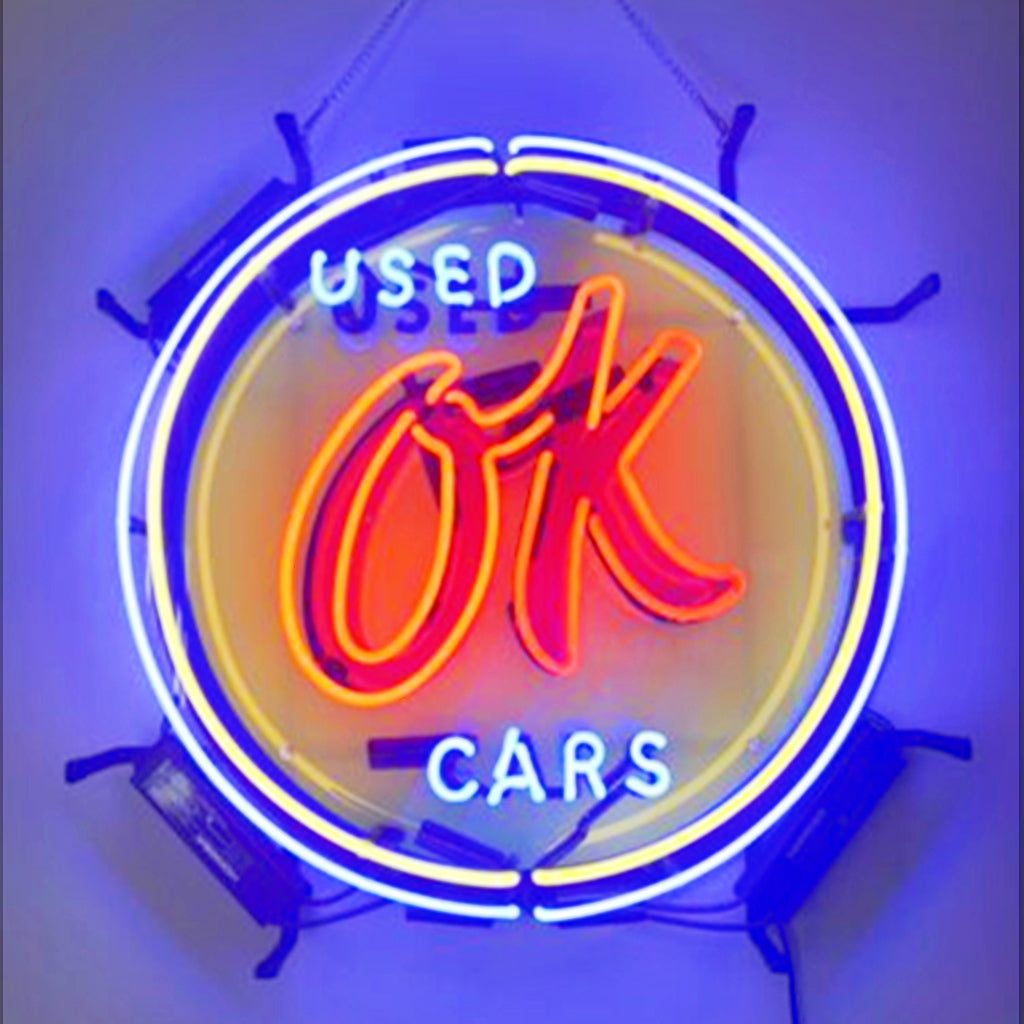 Used OK Cars Neon Signs Light