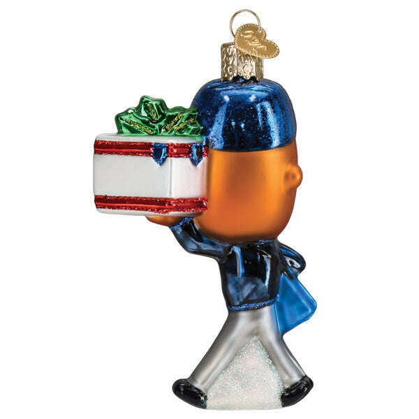 Old World Christmas USPS Mr. Zip Blown Glass Ornament
