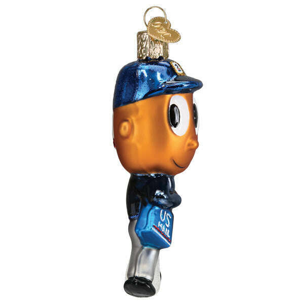 Old World Christmas USPS Mr. Zip Blown Glass Ornament