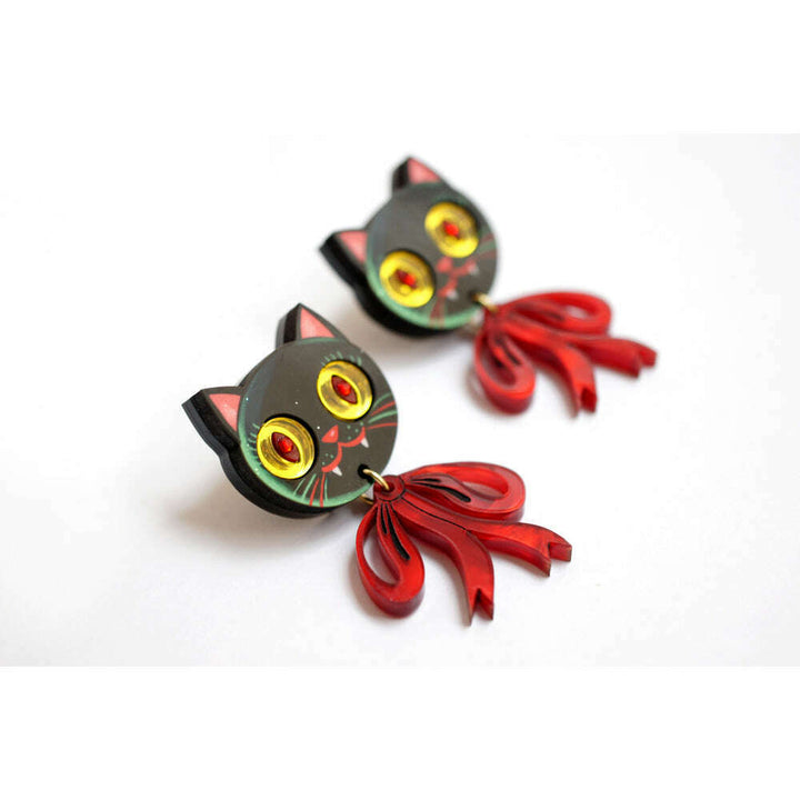 Vampire Kitten Earrings by Laliblue – view 2