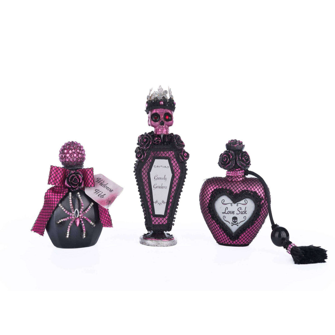 Vanity Potion Bottles Assortment of 3 by Katherine's Collection