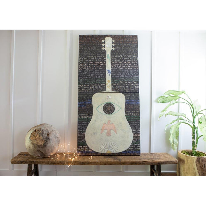 "Vertical Guitar (Legends #2)" Art Print - Quirks!