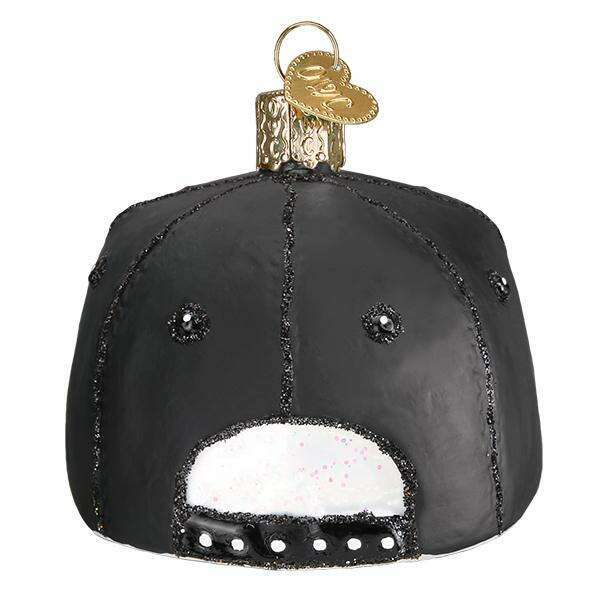 Old World Christmas Veteran's Cap Blown Glass Ornament