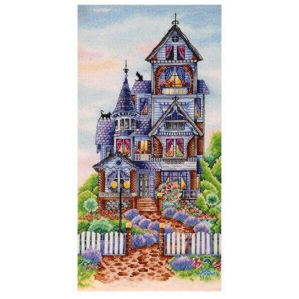 Victorian house Counted cross stitch kit 1273A