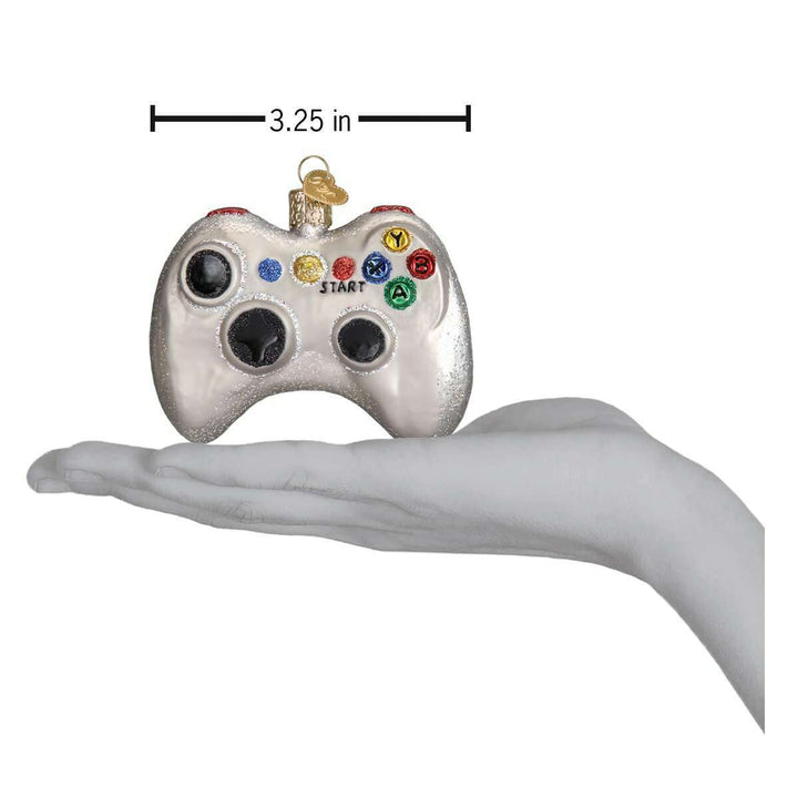 Old World Christmas Video Game Controller Blown Glass Ornament