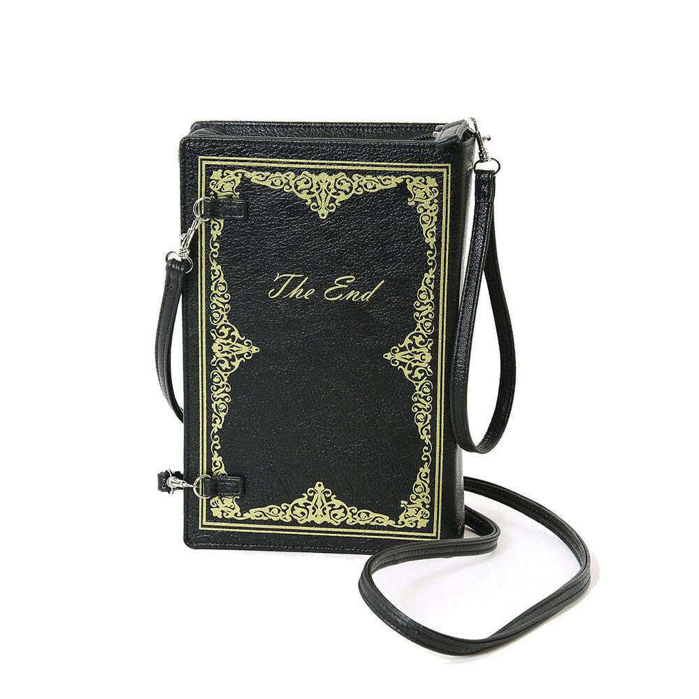 Vintage Hard Bound Story Book Clutch Shoulder Bag by Book Bags