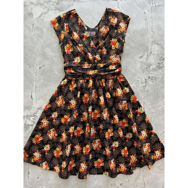 Vintage Floral Greta Dress - XS only, 1 left!