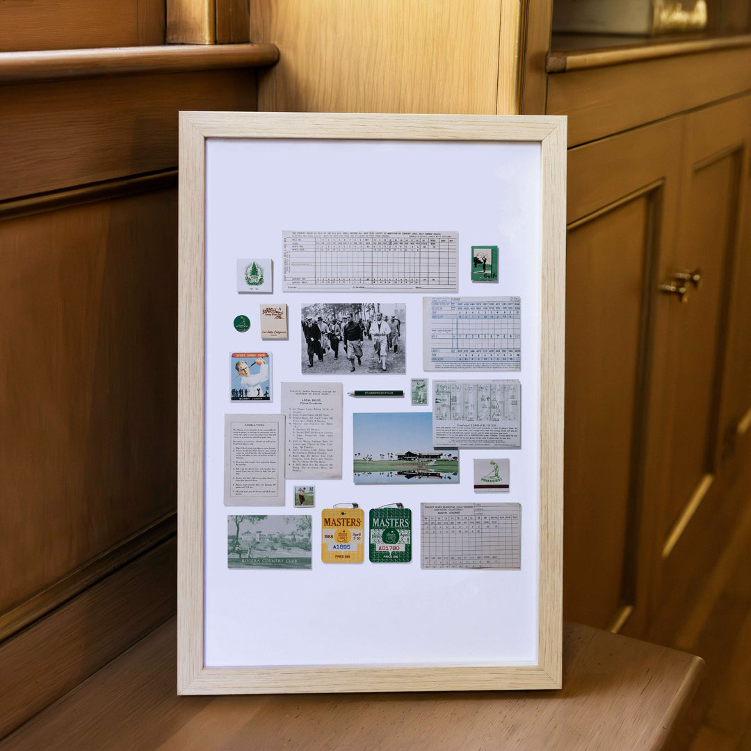 Vintage Golf Collage Poster