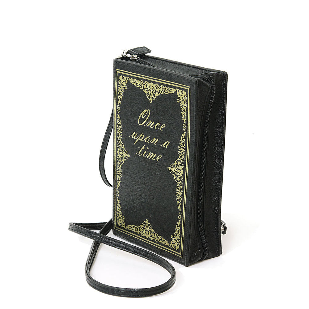Vintage Hard Bound Story Book Clutch Shoulder Bag by Book Bags