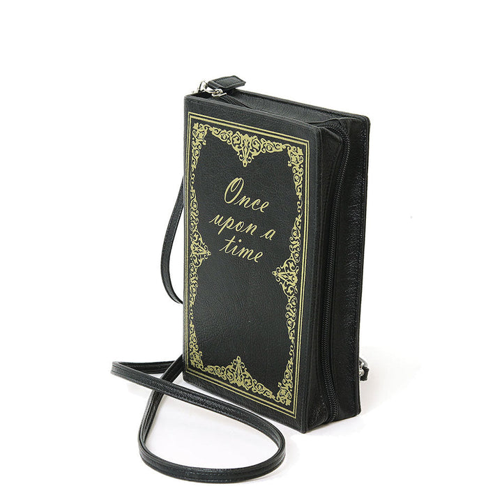 Vintage Hard Bound Story Book Clutch Shoulder Bag by Book Bags