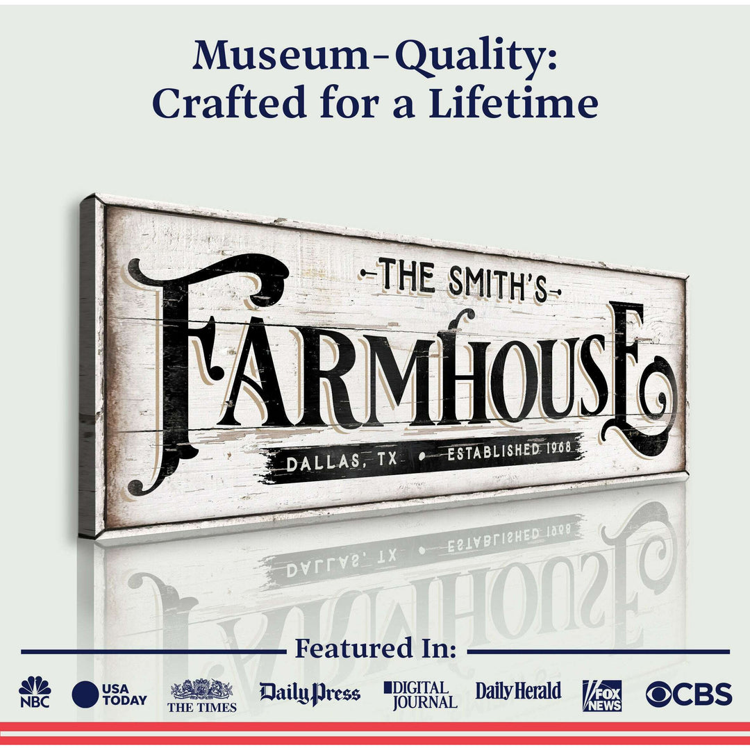 Vintage Rust Farmhouse Sign III