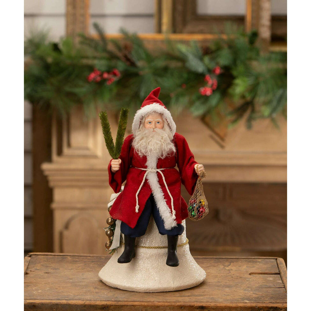 Vintage Santa on Bell by Bethany Lowe Designs, image 2