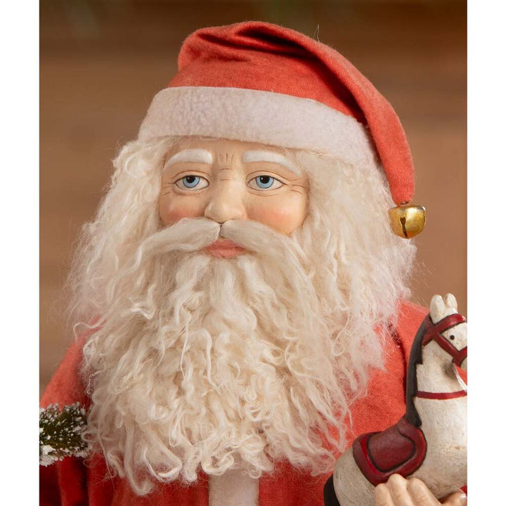 Vintage Santa with Toy Horse by Bethany Lowe Designs 2